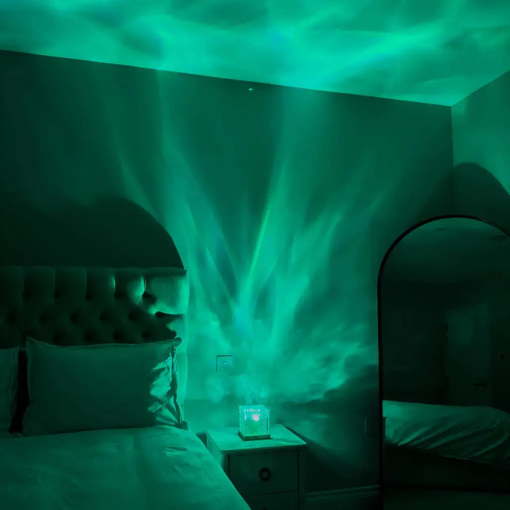 Luminous Cube Lamp with Dynamic LED Light Display-Sparklie Lights