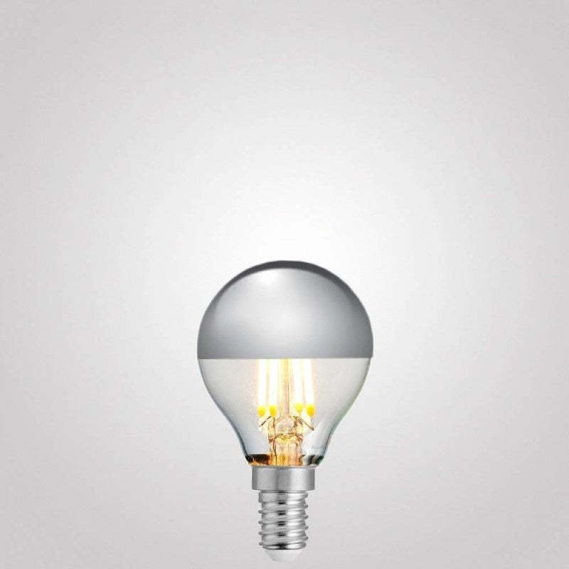 4W Fancy Round Silver Crown Dimmable LED Bulb (E14)-Sparklie Lights