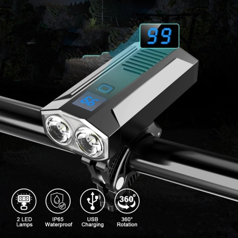 Bicycle LED Light Cycling Lights Front Lamp-Sparklie Lights