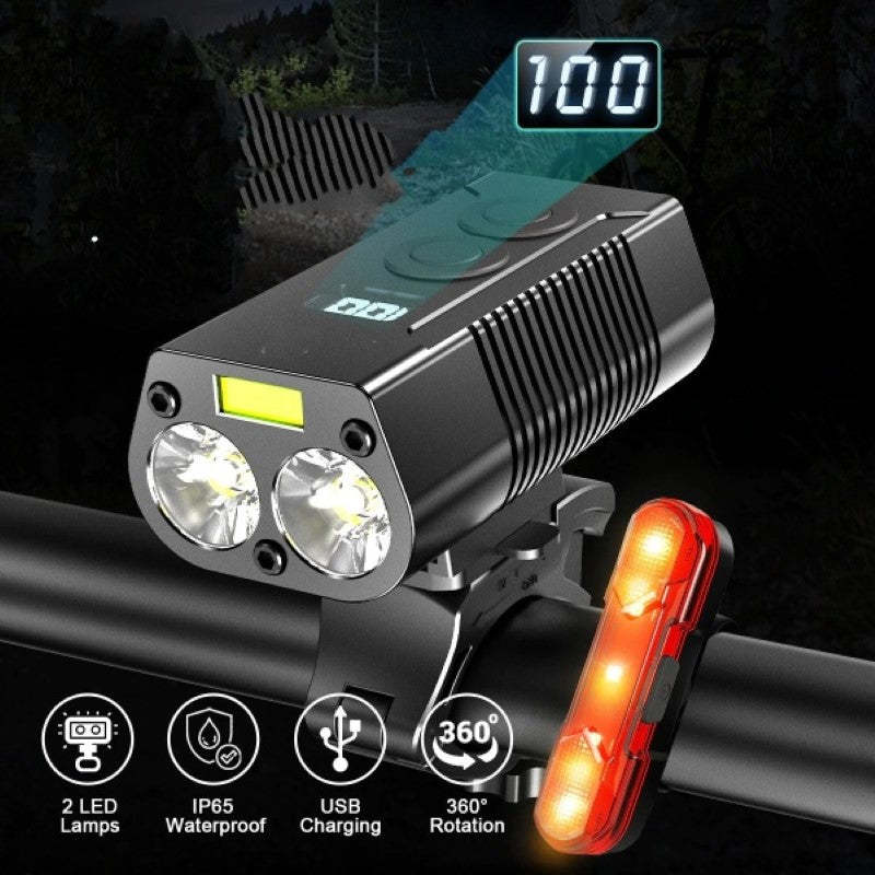 Bicycle LED Light Cycling Lights Front Lamp-Sparklie Lights