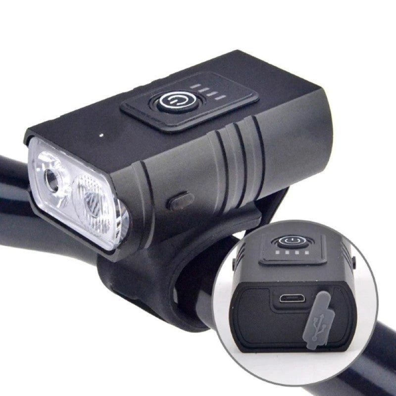 Bicycle Flashlight LED USB Rechargeable Torch-Sparklie Lights