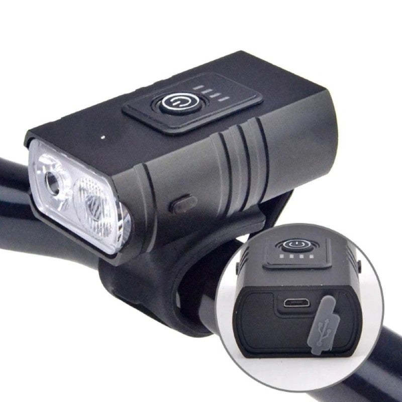 Bicycle Flashlight LED USB Rechargeable Torch-Sparklie Lights