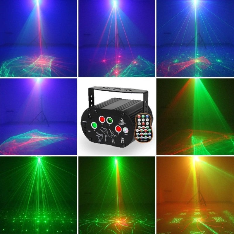 DJ Disco Laser Light Projector USB Rechargeable-Sparklie Lights