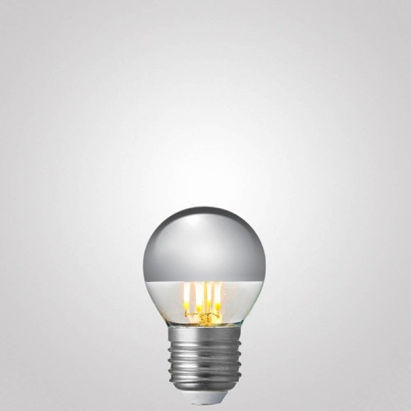 4W Fancy Round Silver Crown Dimmable LED Bulb (E27)-Sparklie Lights