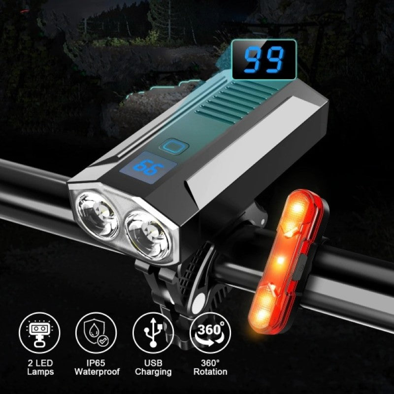 Bicycle LED Light Cycling Lights Front Lamp-Sparklie Lights