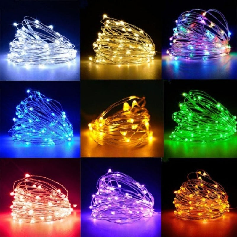 The LED String light Powered by Battery-Sparklie Lights
