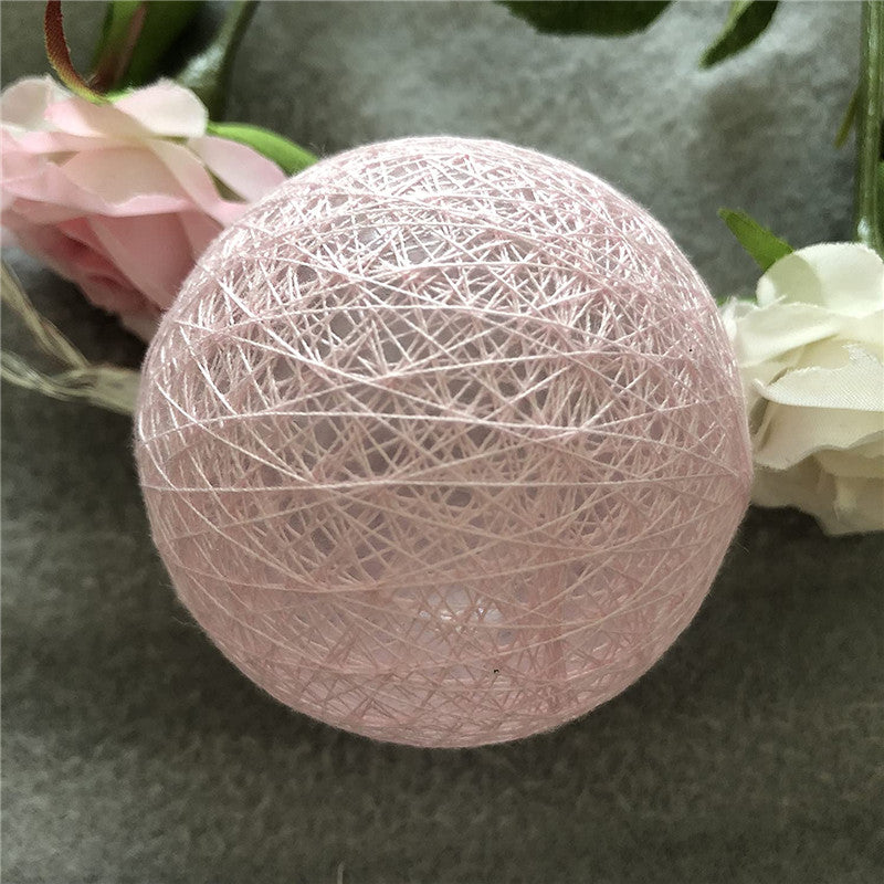 The Cotton Ball Battery LED String Lights-Sparklie Lights