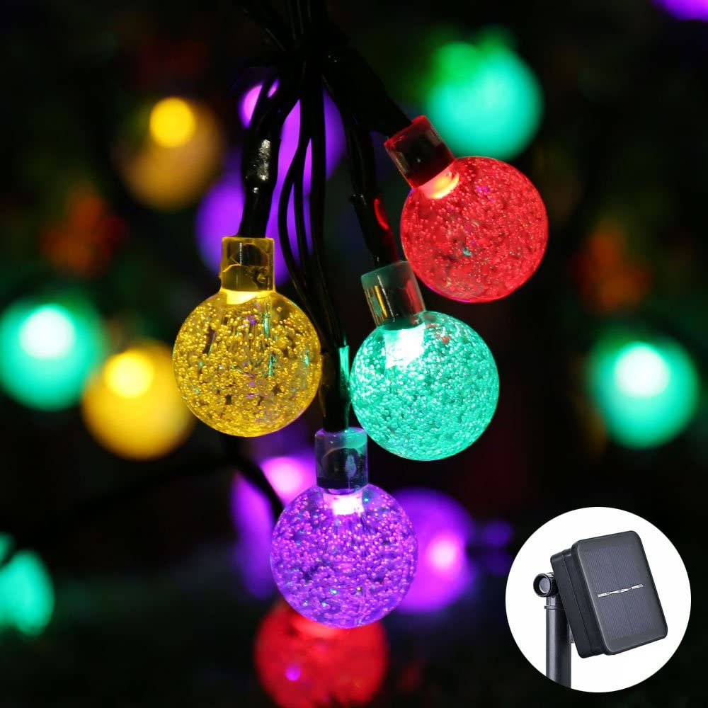 The Crystal Globe Solar String Lights-Sparklie Lights