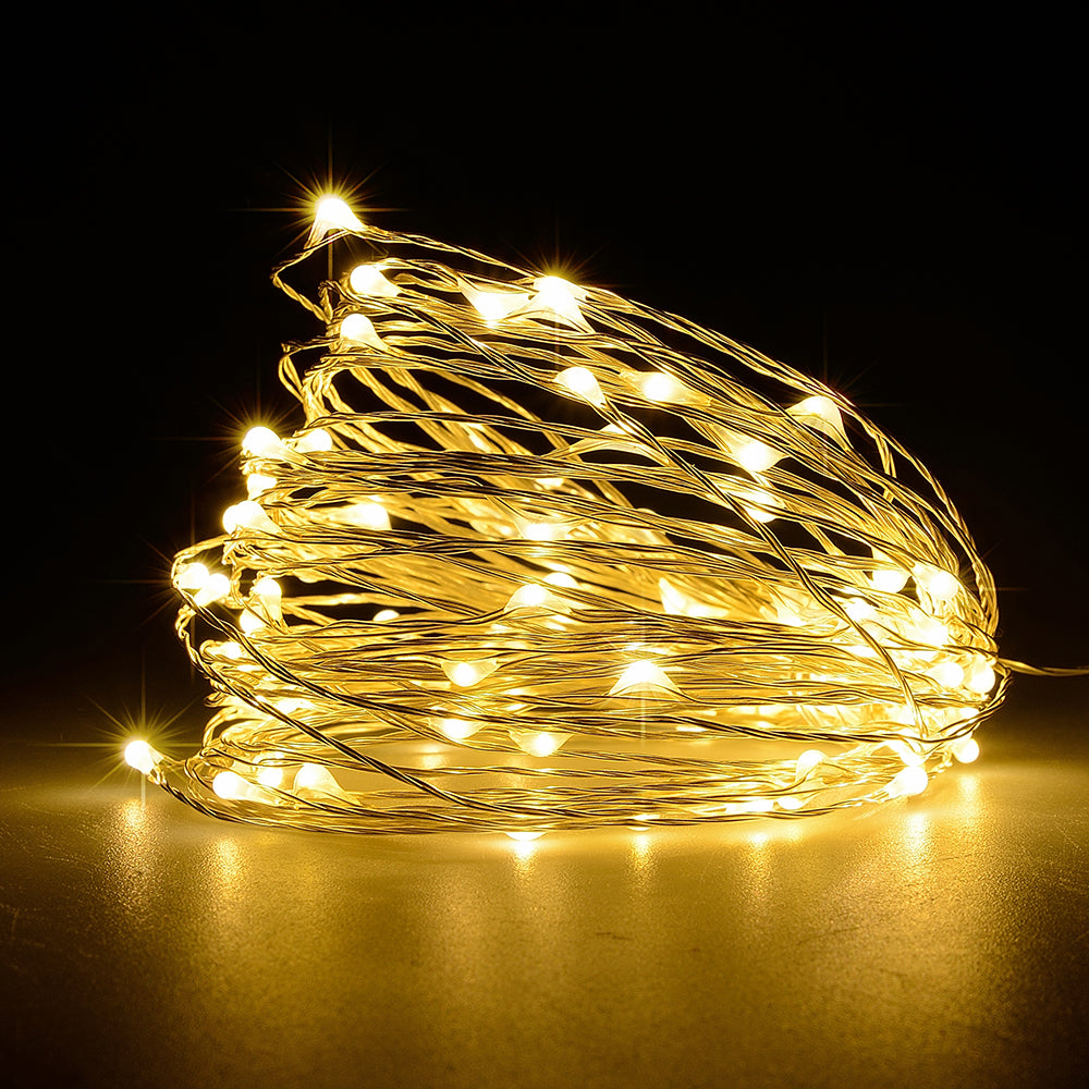 The LED Solar String Lights-Sparklie Lights