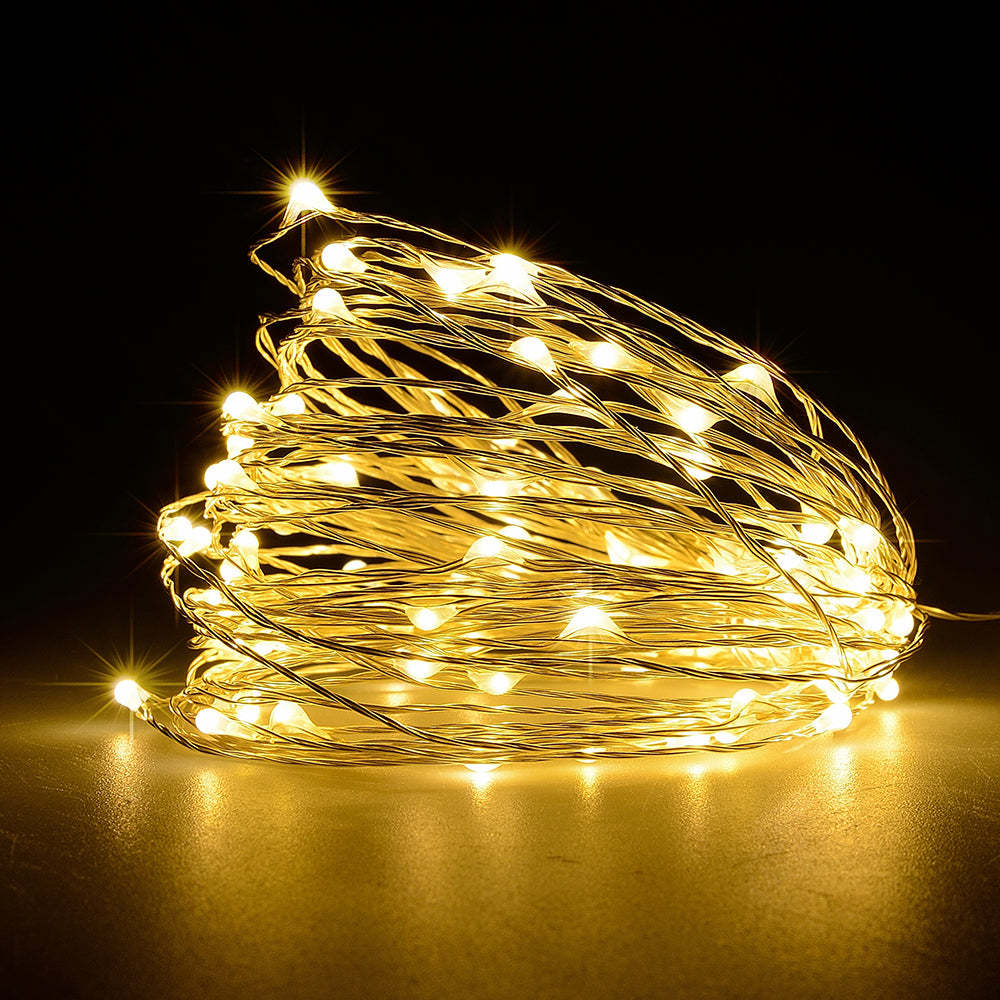 The LED Solar String Lights-Sparklie Lights