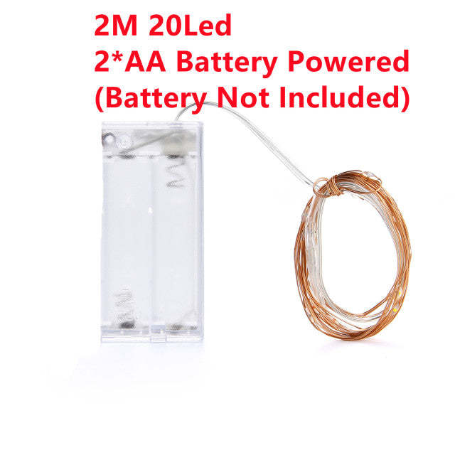 The Fairy Copper Wire LED String Lights-Sparklie Lights