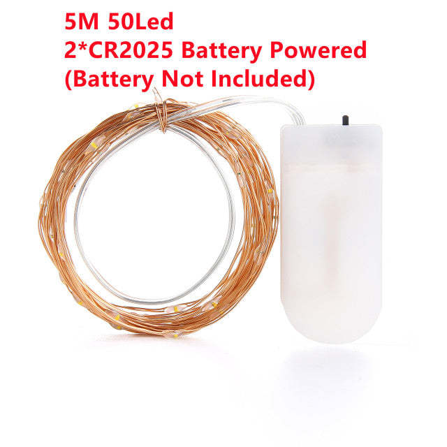 The Fairy Copper Wire LED String Lights-Sparklie Lights