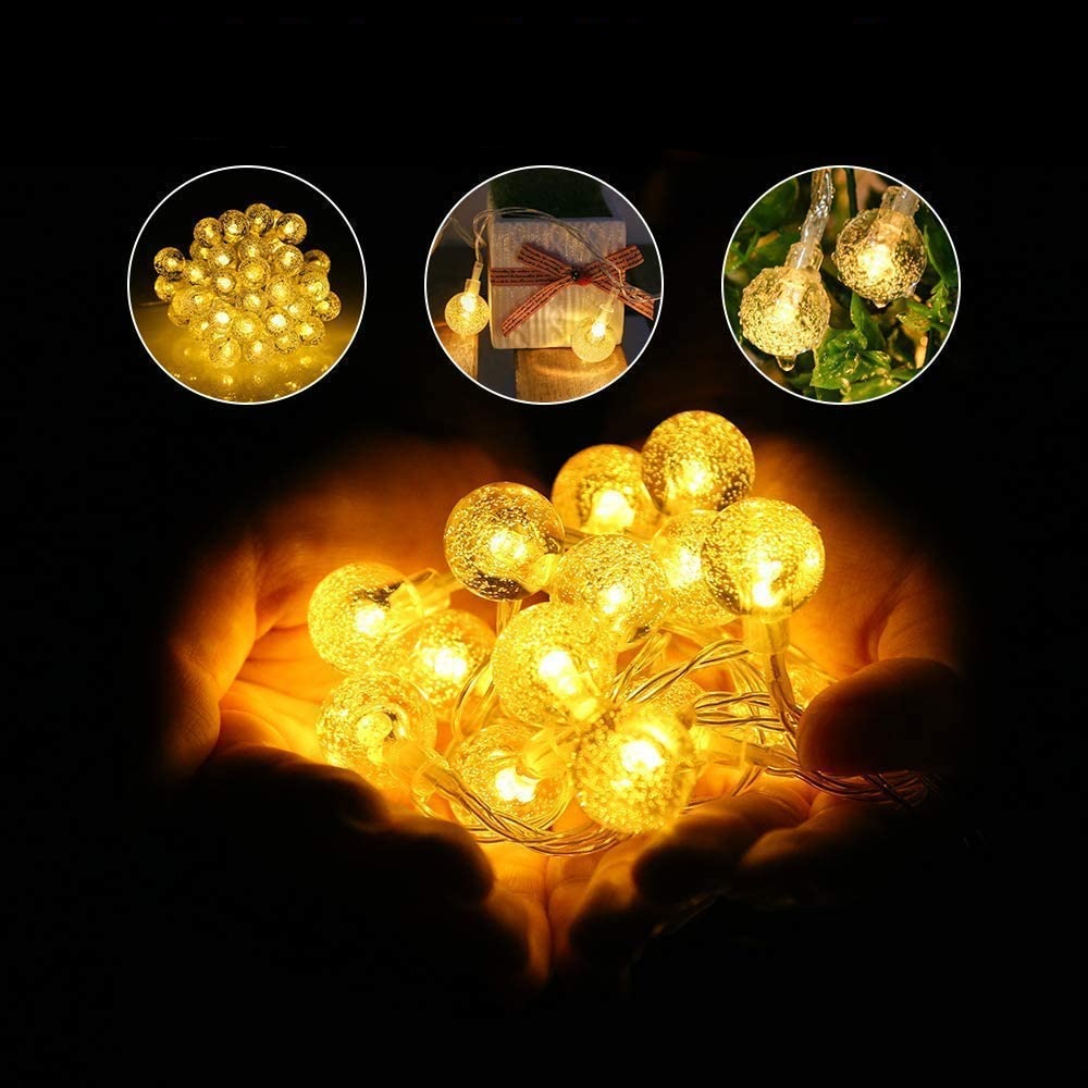 The Crystal Ball/Globe/Blossom LED String Lights-Sparklie Lights