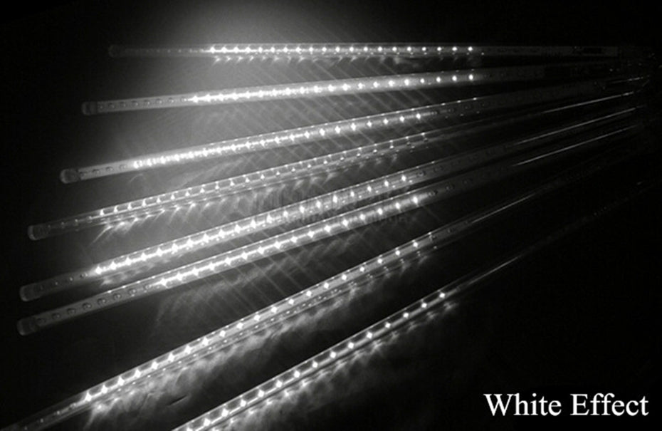 The LED Tube Shower Rain String Lights-Sparklie Lights