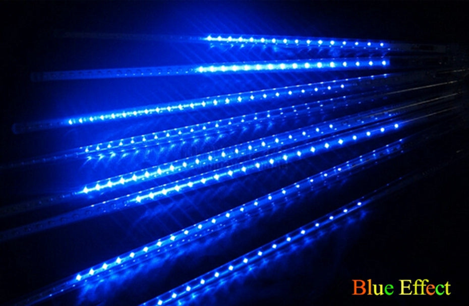 The LED Tube Shower Rain String Lights-Sparklie Lights