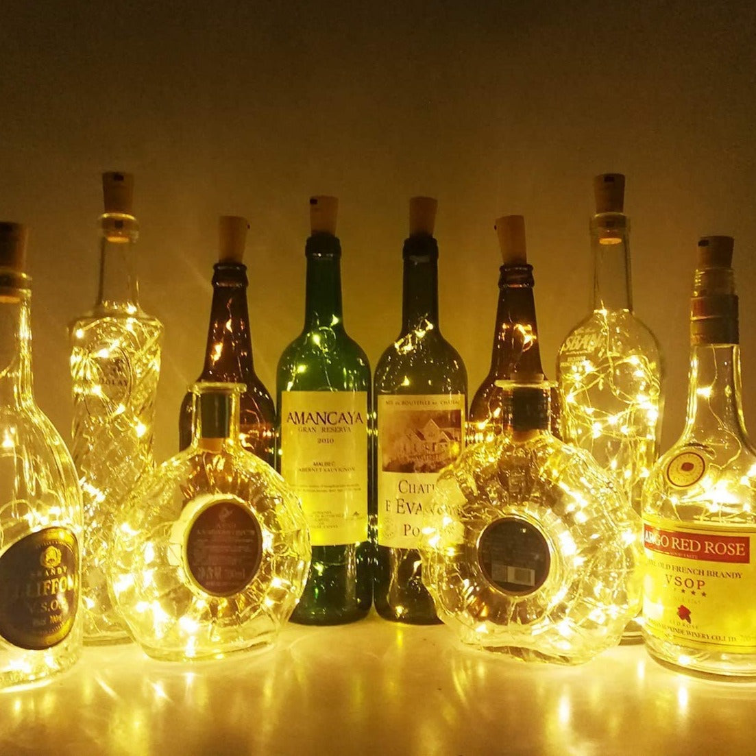 The 6Pcs Bottle Cork LED String Lights-Sparklie Lights