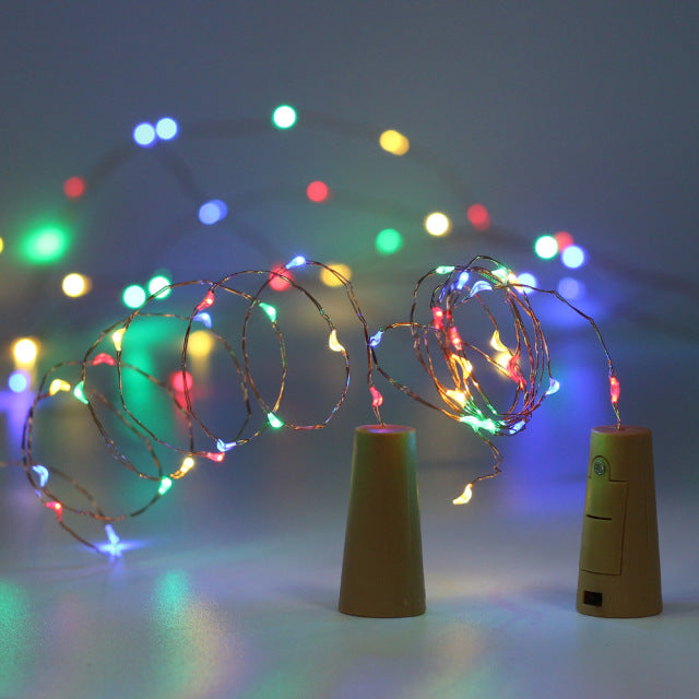 The 6Pcs Bottle Cork LED String Lights-Sparklie Lights