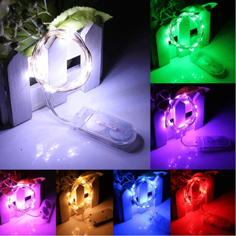 The Button Battery LED String Lights-Sparklie Lights
