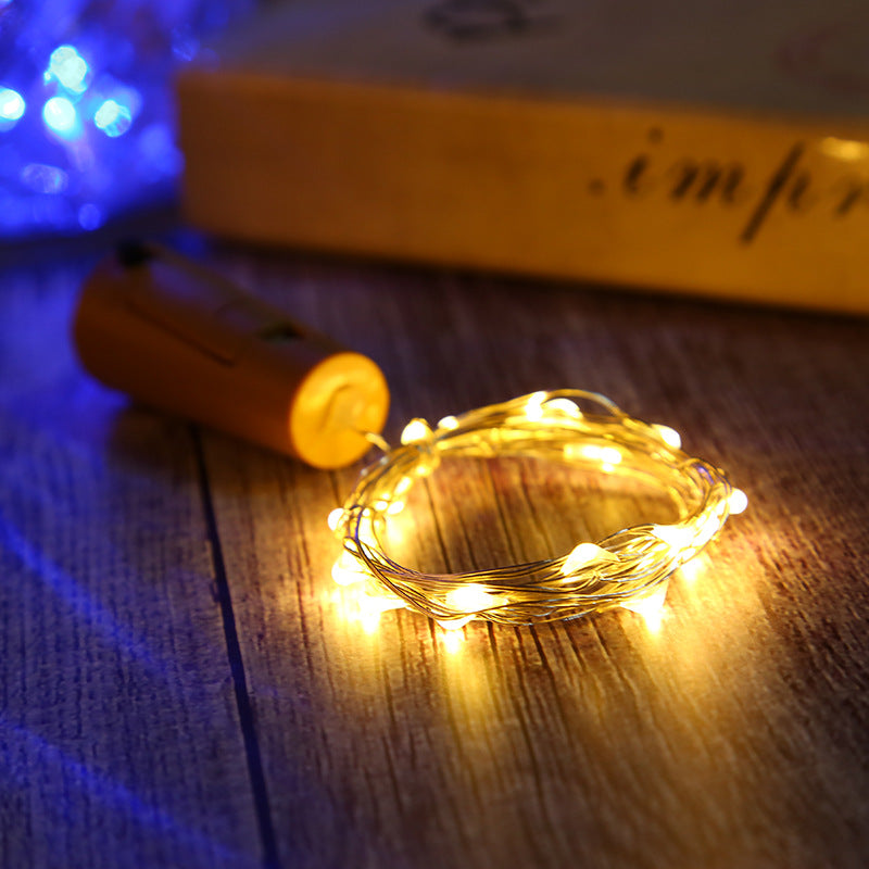 The Wine Bottle Cork LED String Lights-Sparklie Lights