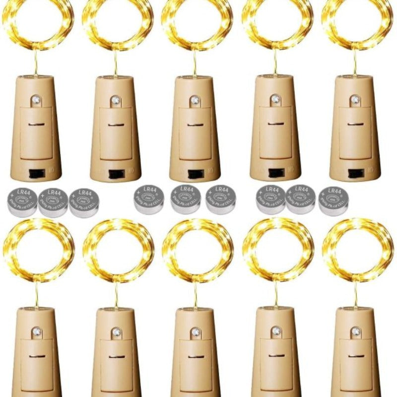 The Wine Bottle Cork LED String Lights-Sparklie Lights