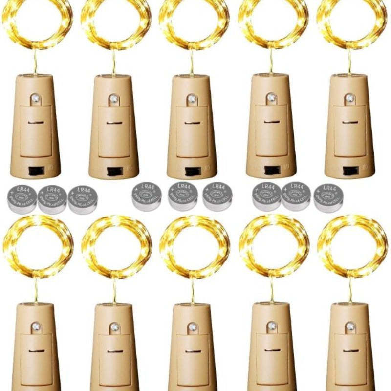 The Wine Bottle Cork LED String Lights-Sparklie Lights