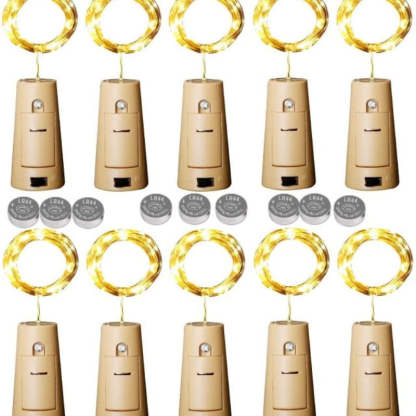 The Wine Bottle Cork LED String Lights-Sparklie Lights