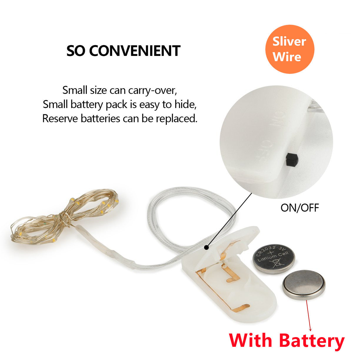 The Fairy Battery Powered LED String Lights-Sparklie Lights