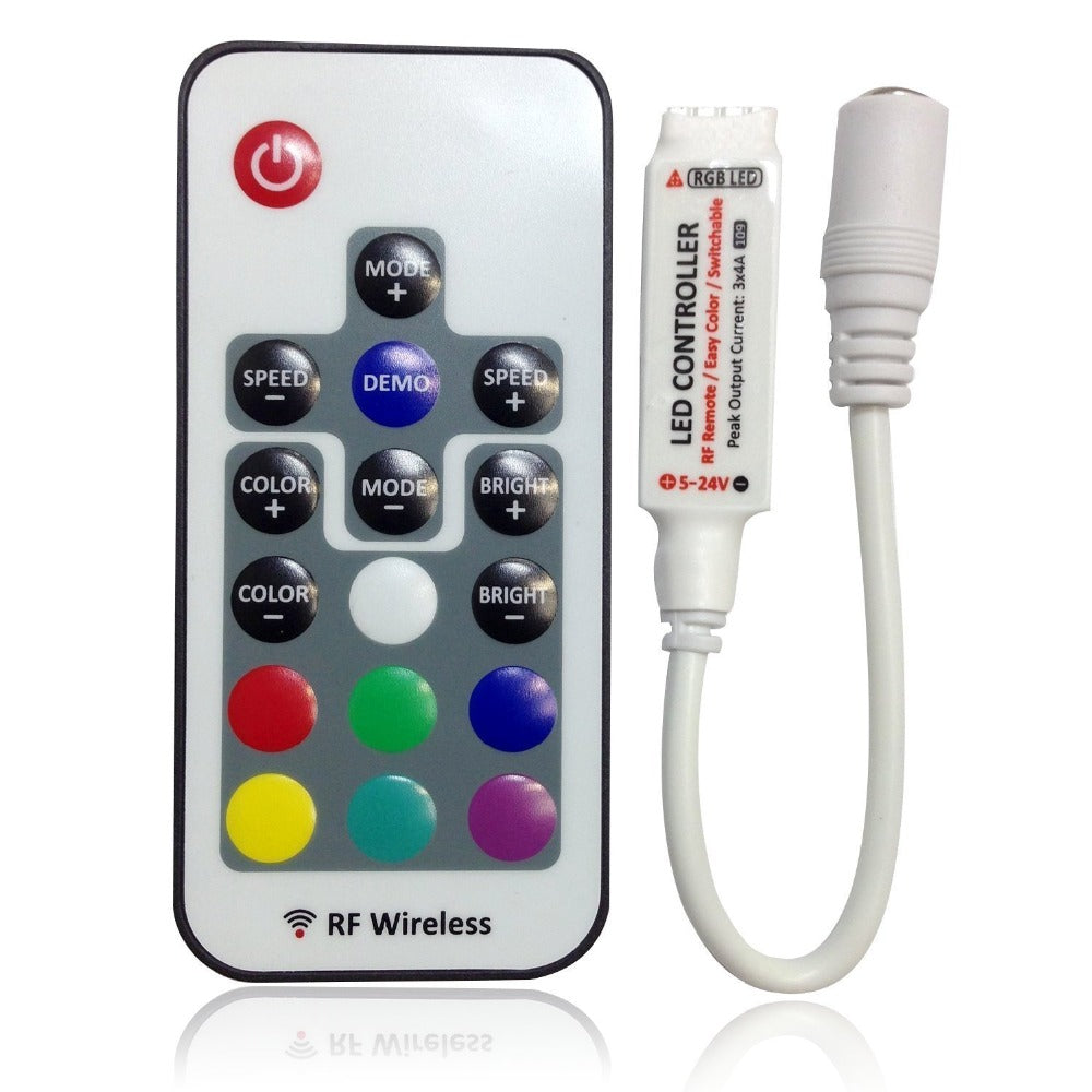 The 17 Keys RF LED RGB Controller-Sparklie Lights