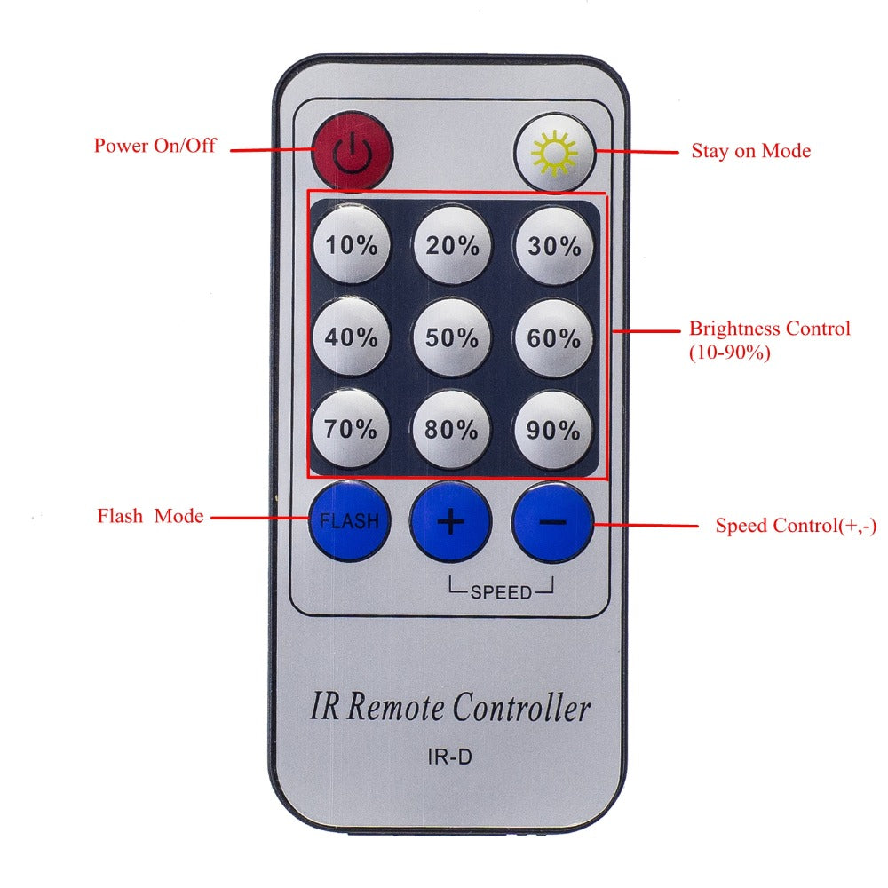 The 14 Key IR LED Remote Controller-Sparklie Lights