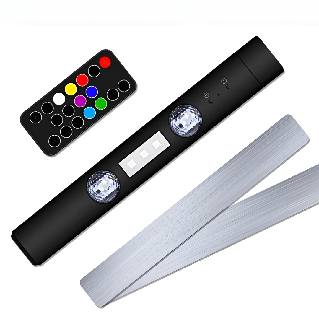  Wireless USB Rechargeable Ambient LED Lights For Car Decor