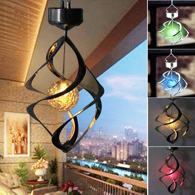 Solar Wind Chime-Sparklie Lights