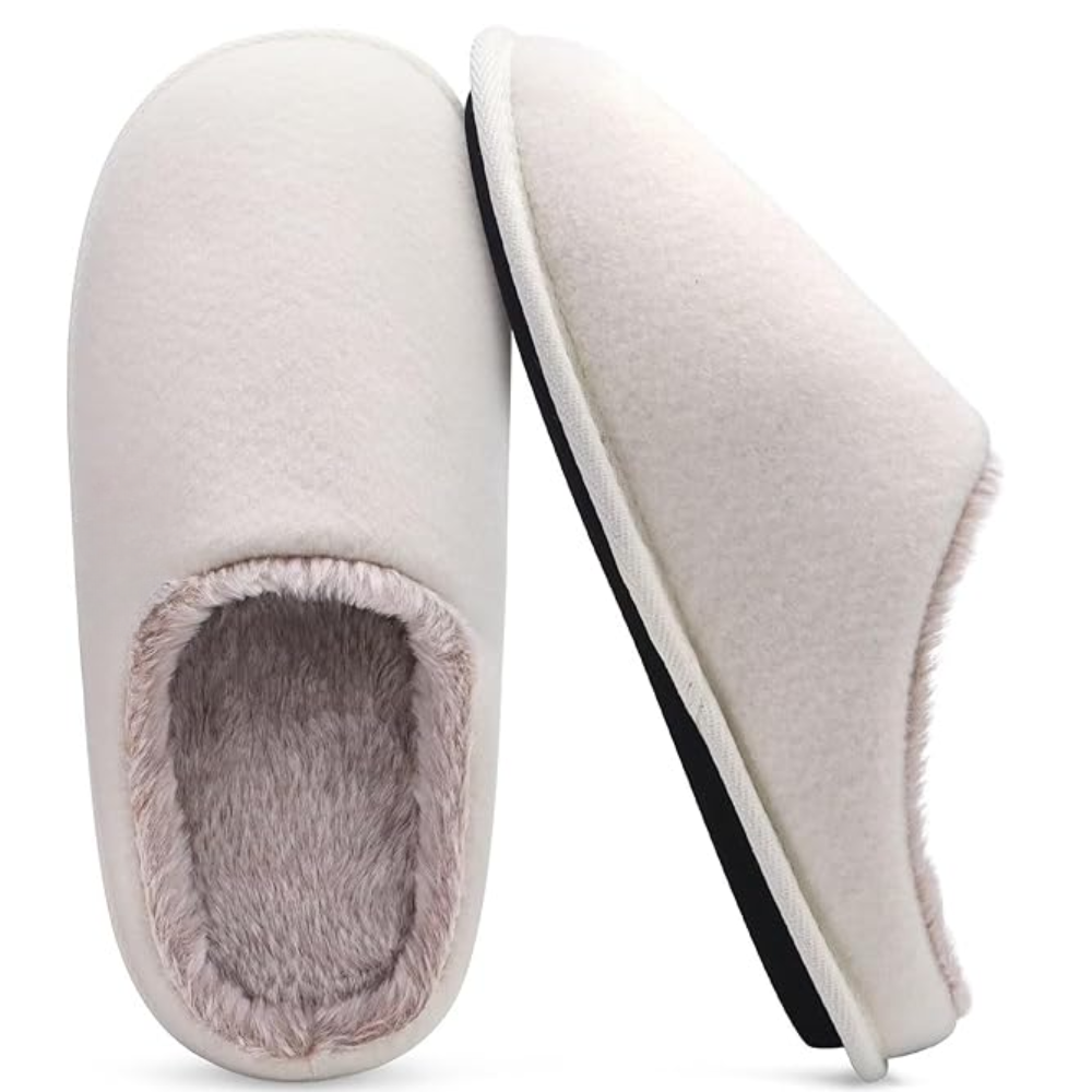Casual Slip On Slippers With Memory Foam