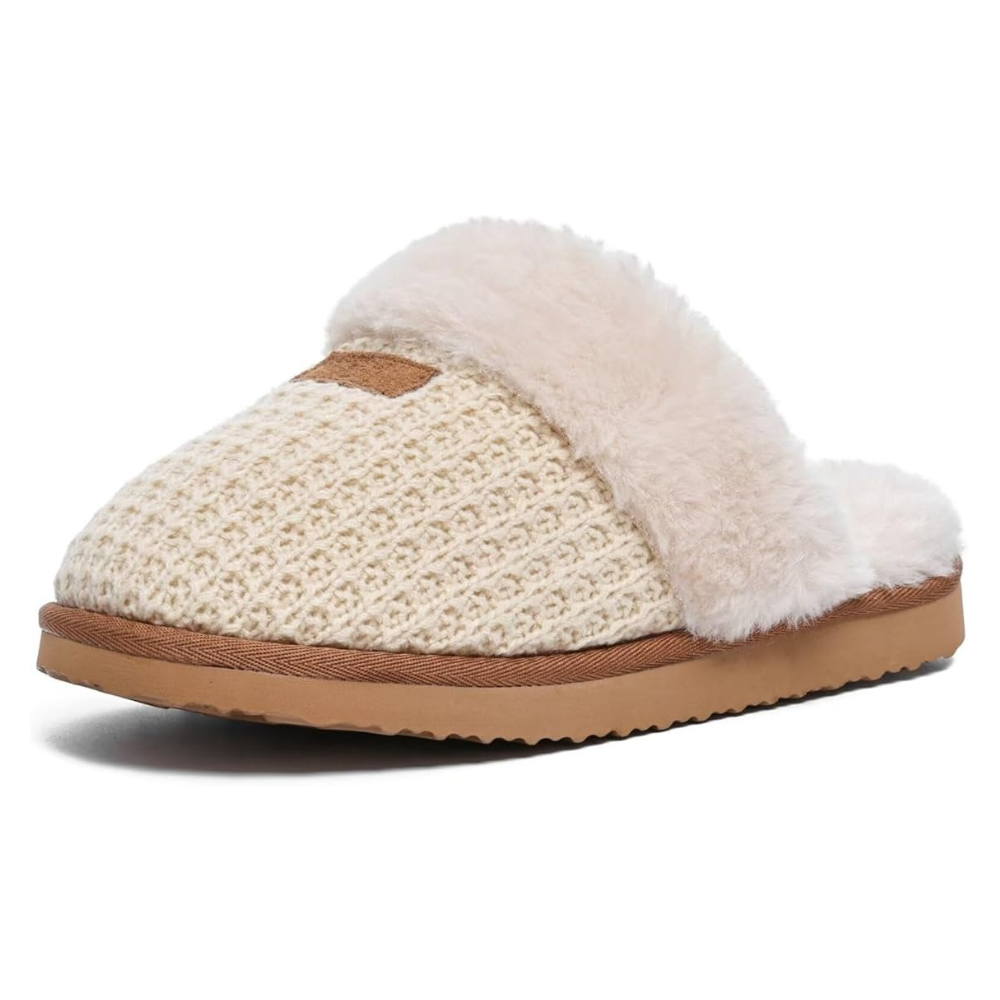 Indoor Knit Memory Foam House Slippers