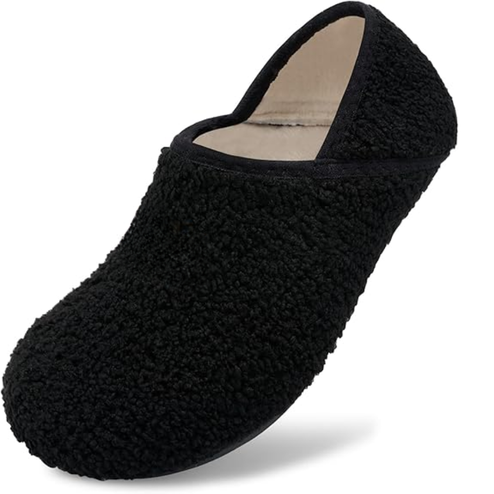 Comfortable Fuzzy House Slippers With Non Slip Bottom