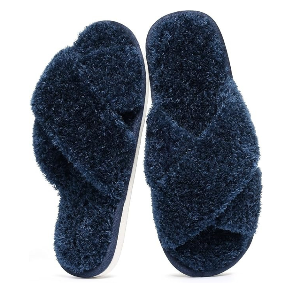 Band Memory Foam House Slippers