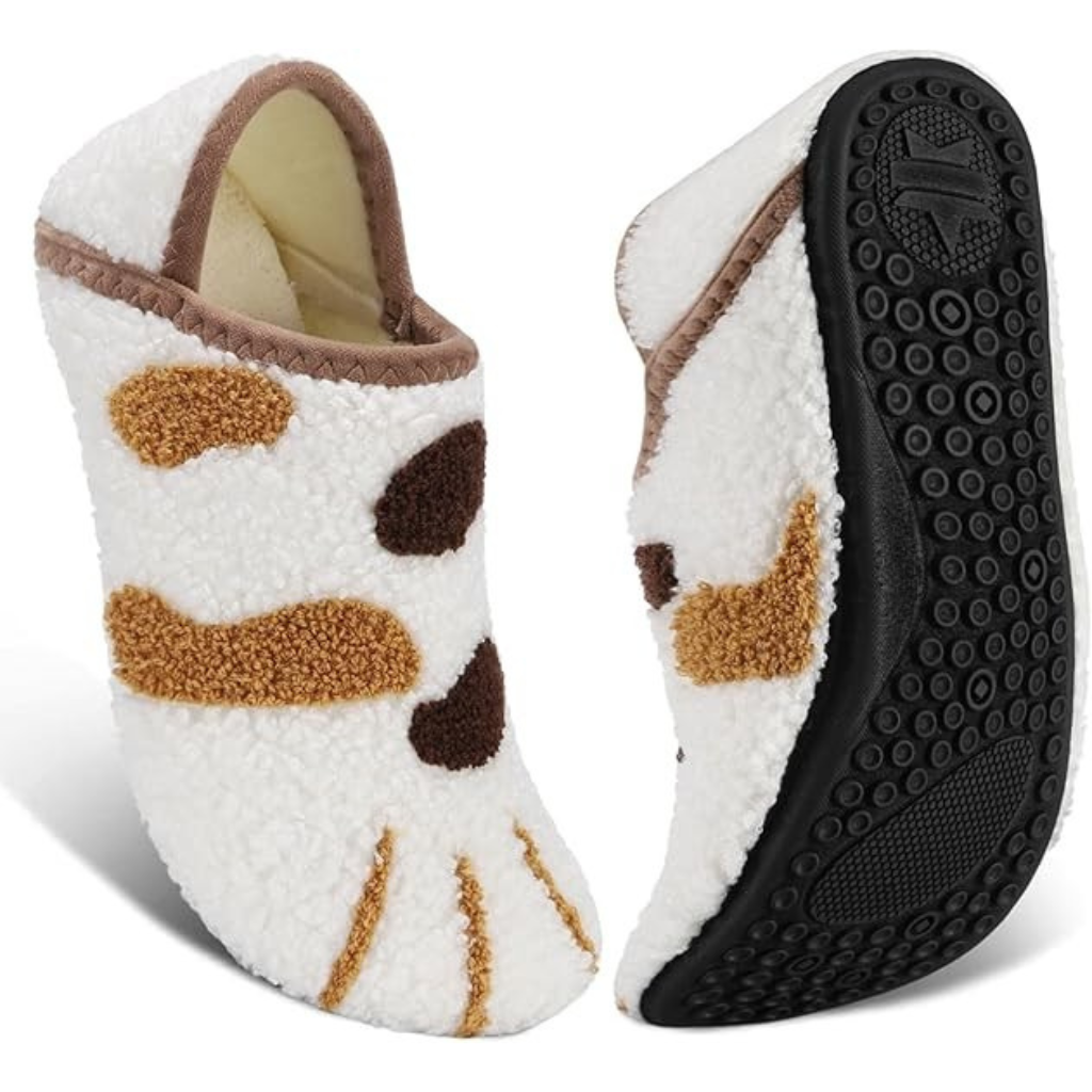 Warm House Slippers Socks With Soft Fleece Lining