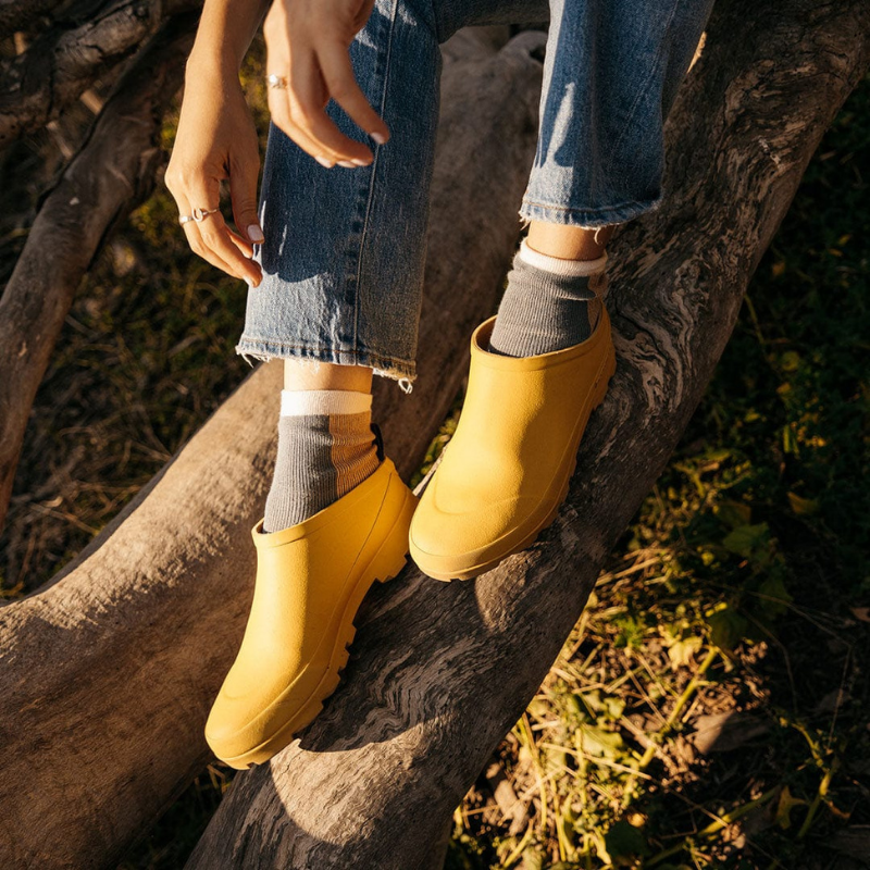 Bodega Slip On Garden Clog With Rubber Sole For Women