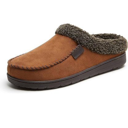 Memory Foam Clog With Fuzzy Lining For Men