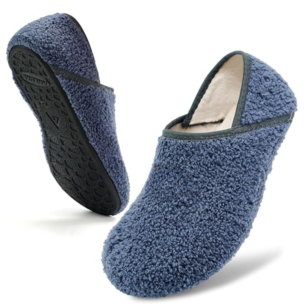 Comfortable Fuzzy House Slippers With Non Slip Bottom