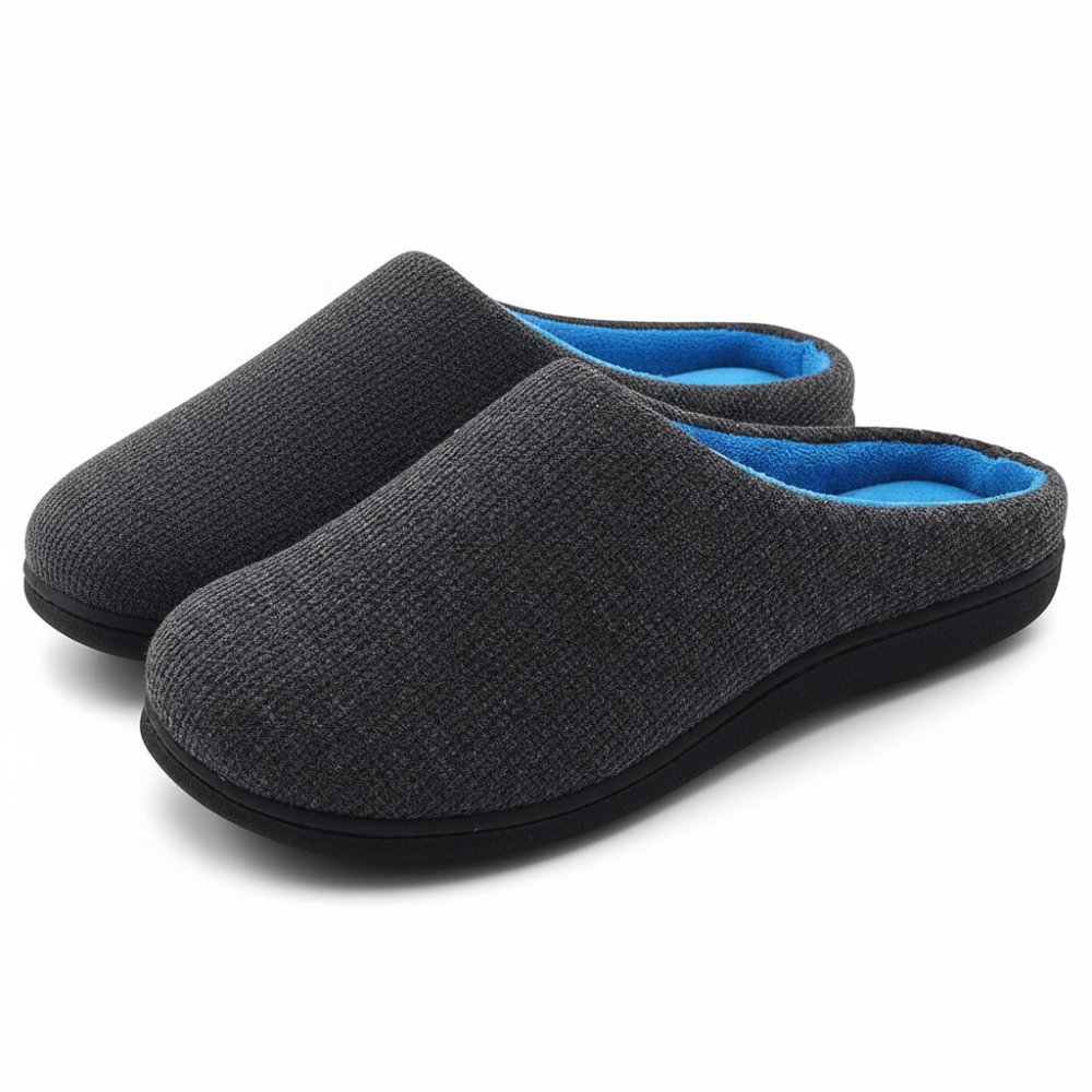 Cozy Indoor Slippers With Memory Foam Cushion