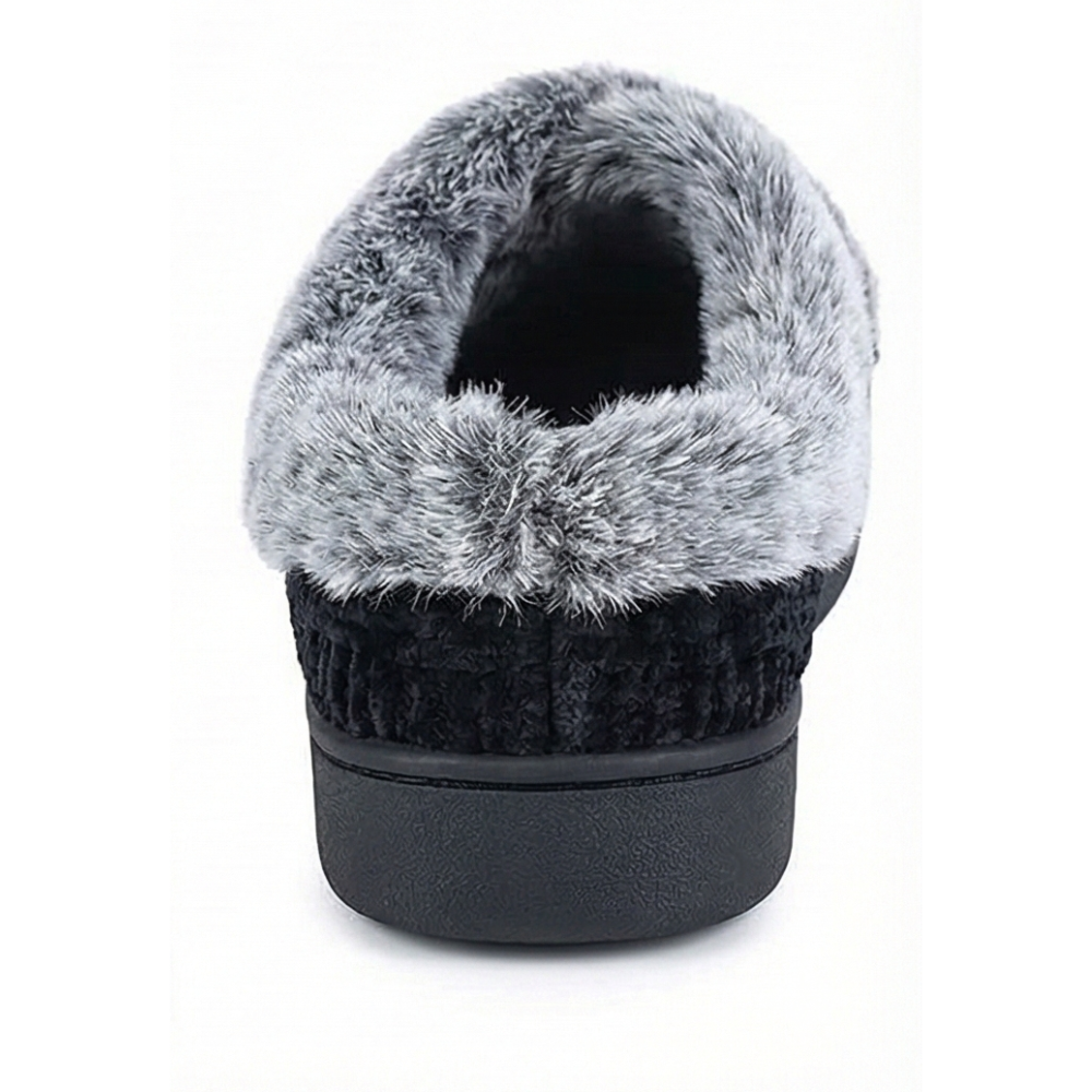 Plush Memory Foam Slippers With Anti Skid Sole