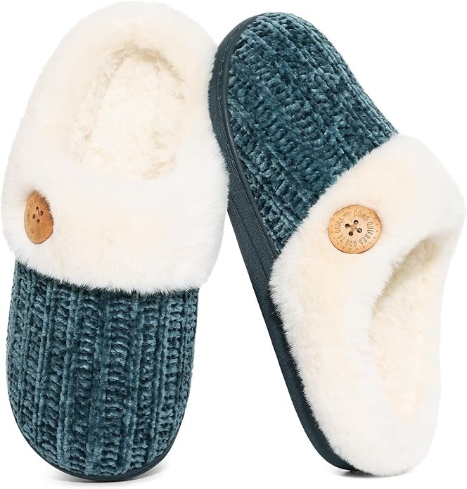 Warm Knit House Slippers For Women