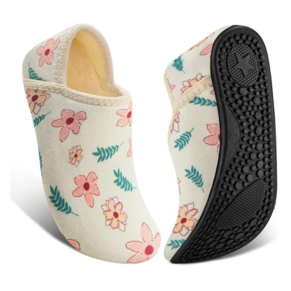 Warm House Slippers Socks With Soft Fleece Lining