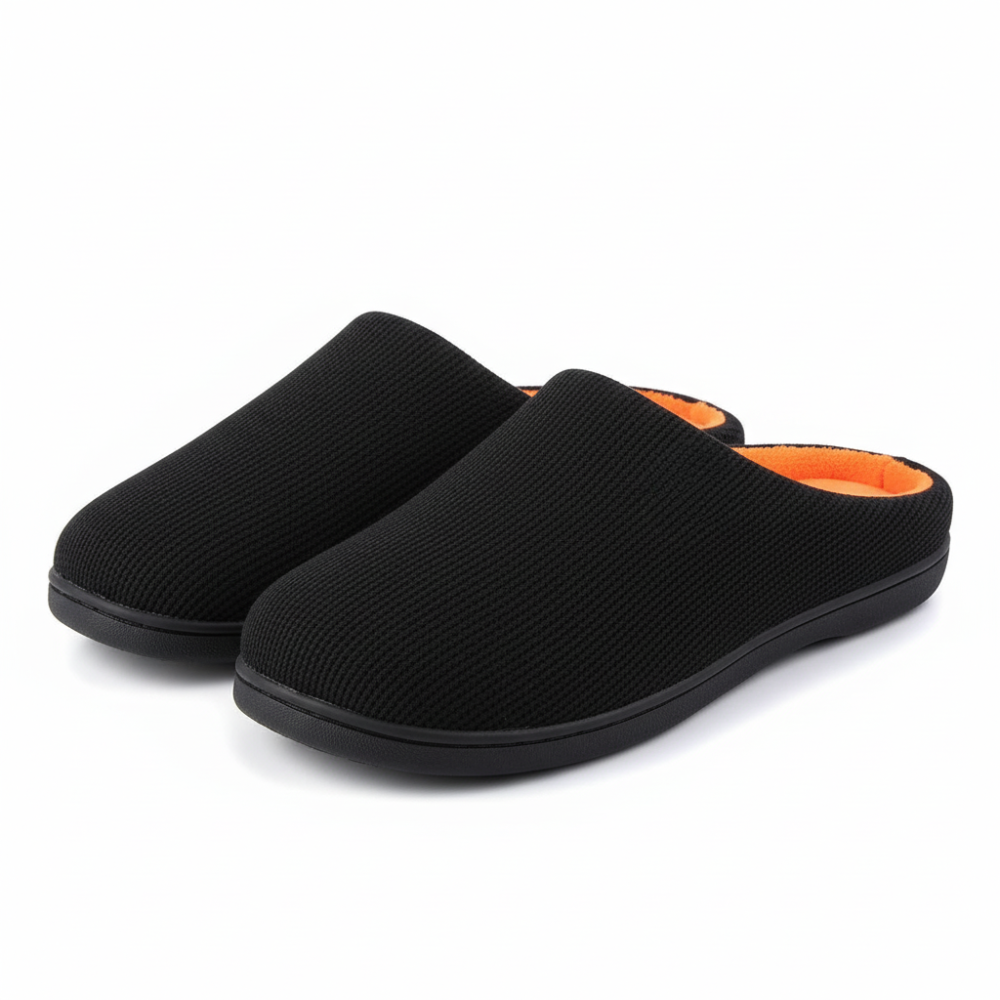 Cozy Indoor Slippers With Memory Foam Cushion