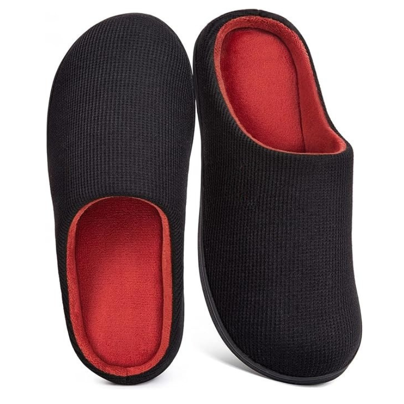 Memory Foam House Slippers – Cushioned Comfort With Secure Grip