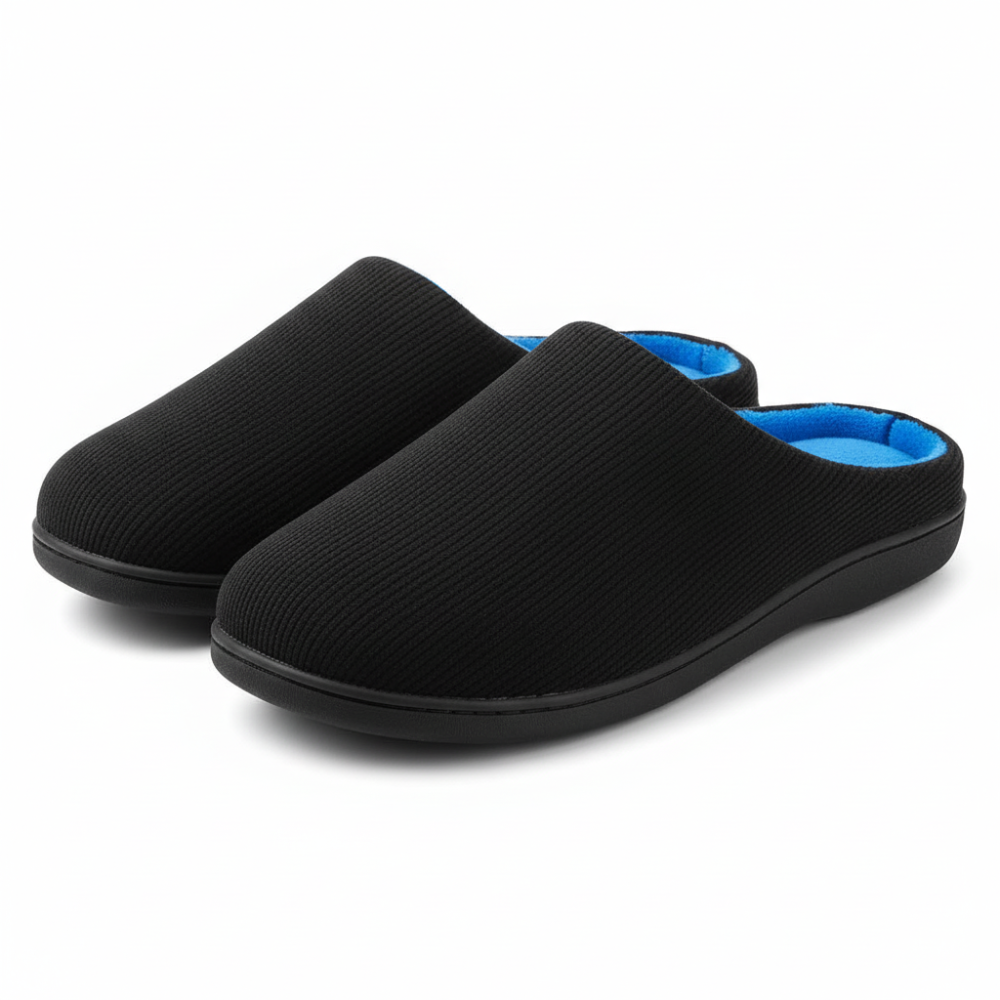 Cozy Indoor Slippers With Memory Foam Cushion