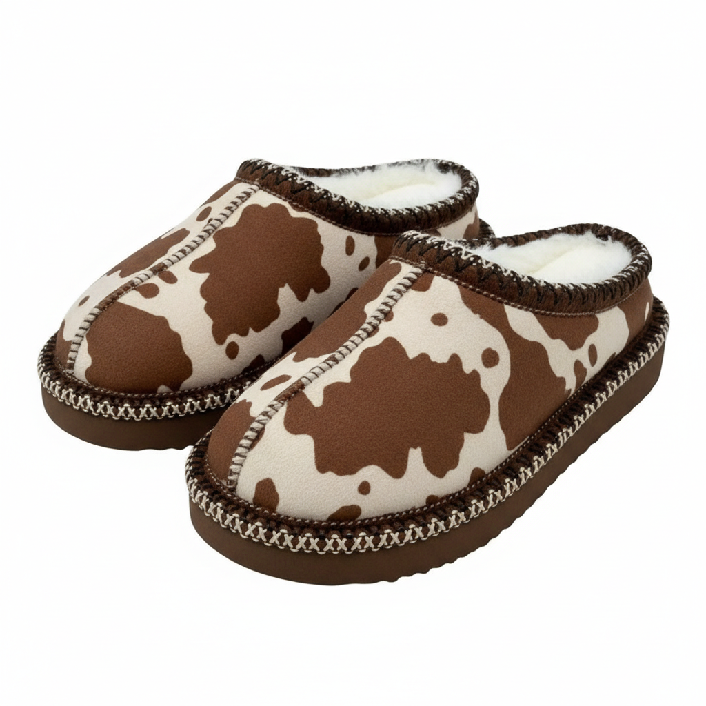 Georgina Pattern Slip On Slipper
