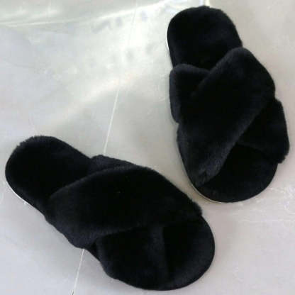 Cross Strap Bedroom Slippers
