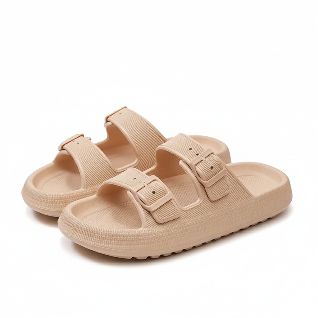 Cloud Cushion Buckle Sandals