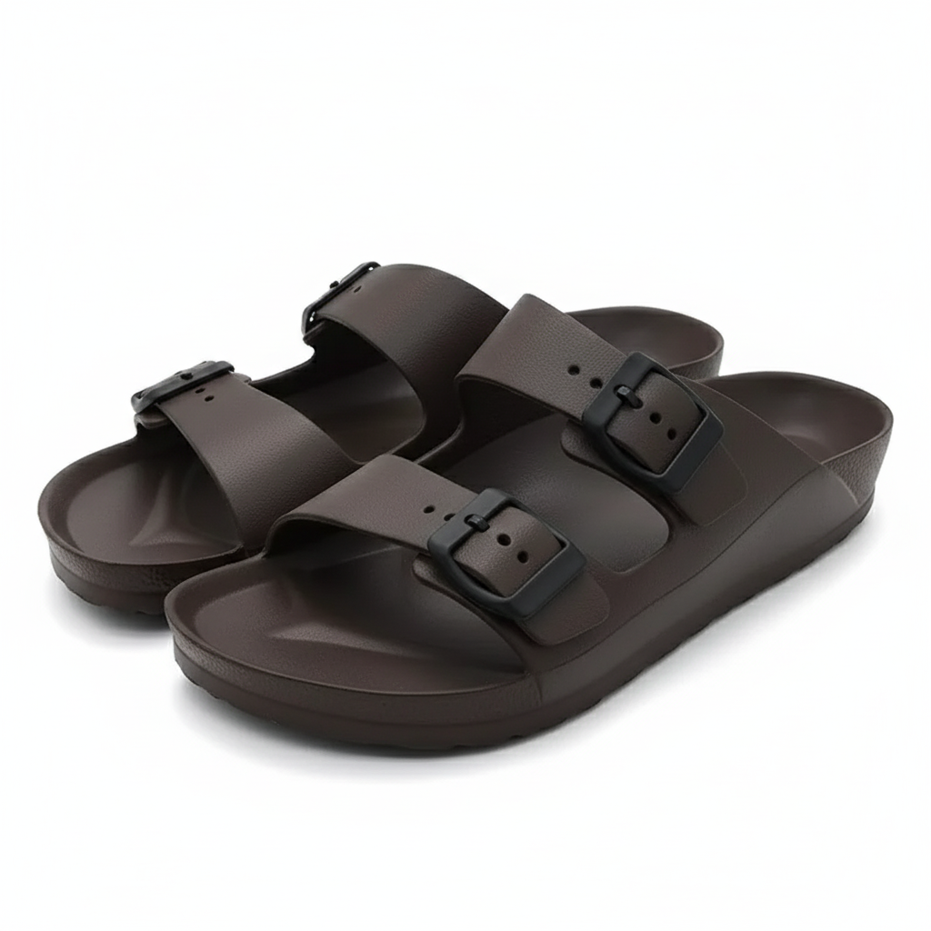 Comfort Slides Double Buckle Adjustable For Women